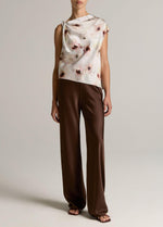 Colette High-Rise Fluid Satin Bias Pant - US 3330