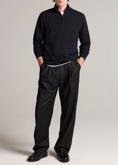 Plush Cashmere Quarter-Zip Sweater - US 4984