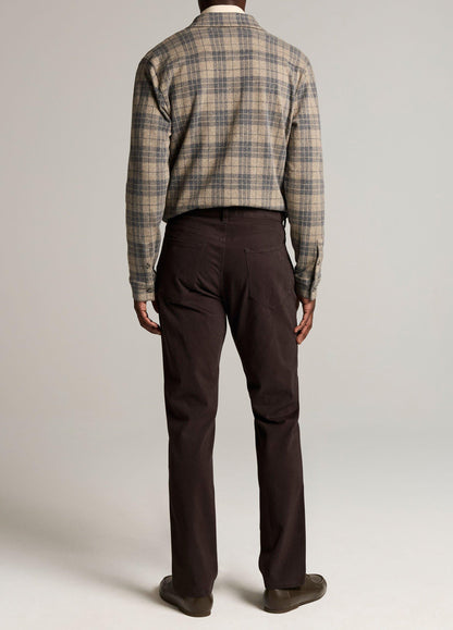 Dylan Slim 5-Pocket Peached Stretch-Cotton Pant - US 2545