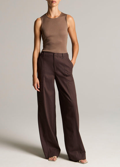 Ribbed Pima Cotton Shell - US 7521