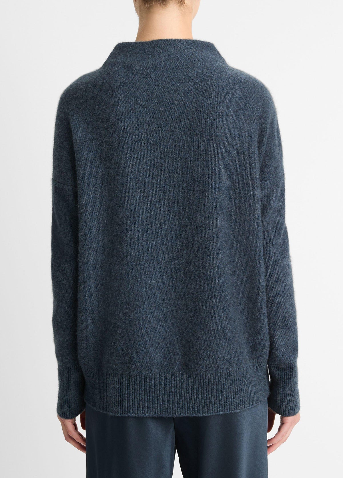 Plush Cashmere Funnel-Neck Sweater - US 2212