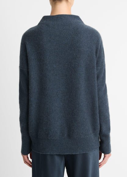 Plush Cashmere Funnel-Neck Sweater - US 2212
