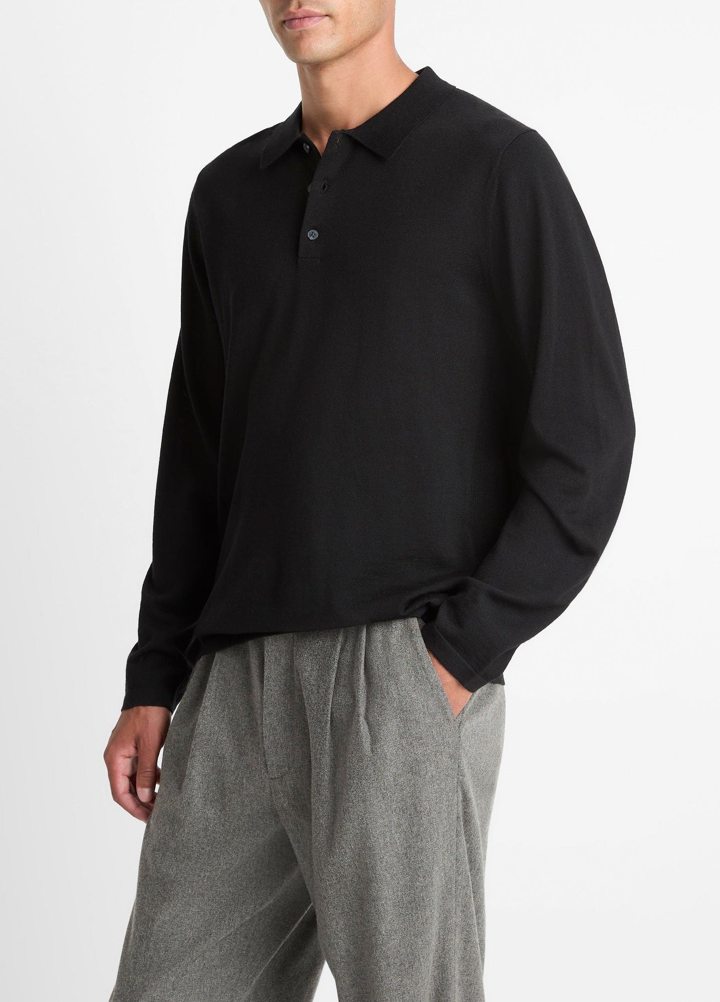 Wool Polo Sweater - US 9680