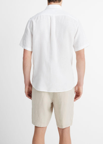 Linen Short-Sleeve Shirt - US 8917