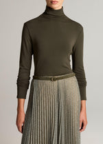 Essential Long-Sleeve Turtleneck Top - US 8904