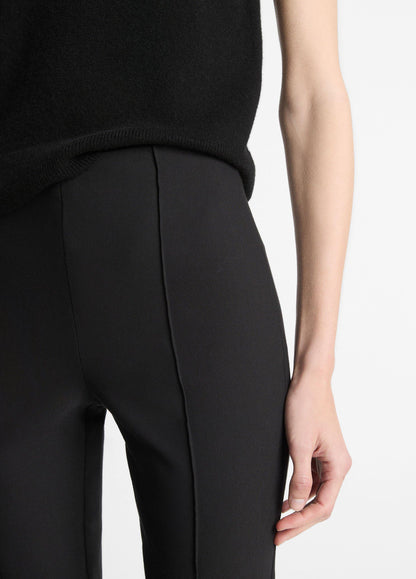 Niki Mid-Rise Pintuck Crop Flare Pant - US 7615