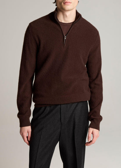 Plush Cashmere Quarter-Zip Sweater - US 3750