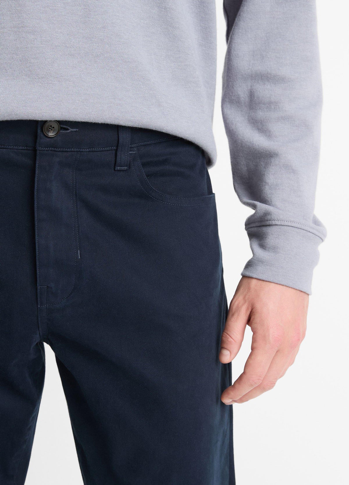 Dylan Slim 5-Pocket Peached Stretch-Cotton Pant - US 0956