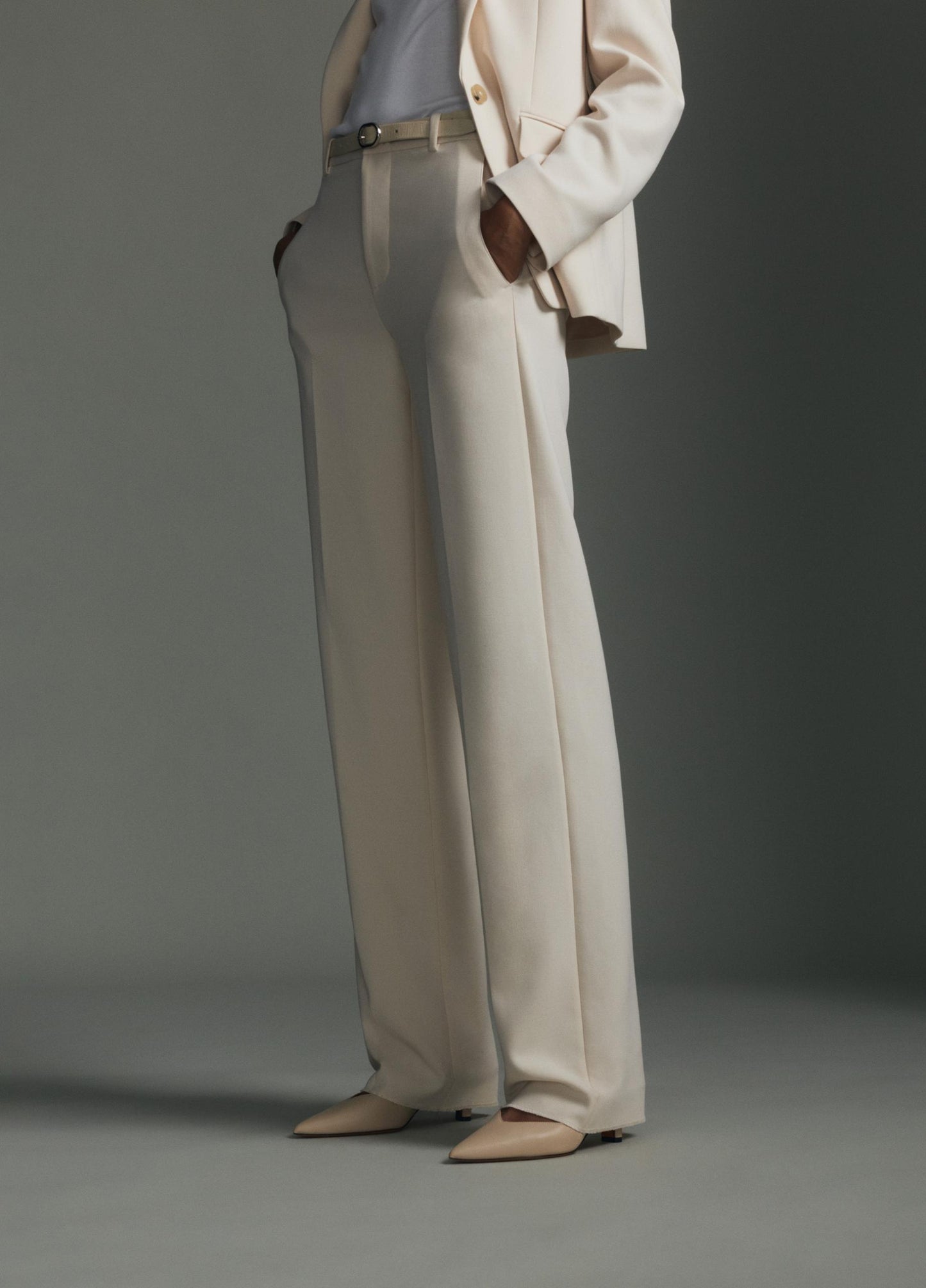 Elsa High-Rise Crepe Straight-Leg Trouser - US 8397