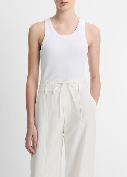 Ribbed Scoop-Neck Tank - US 6768