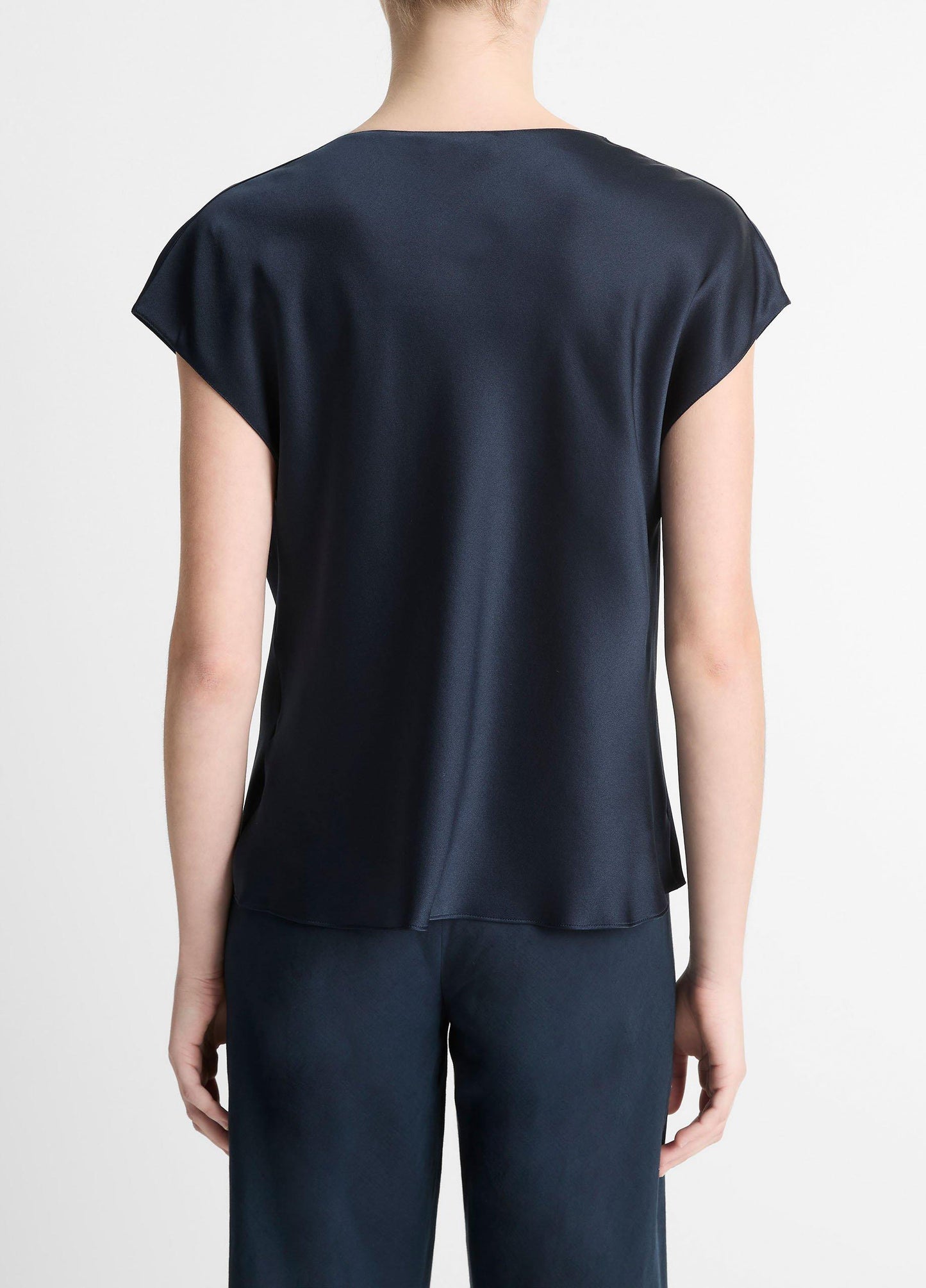 Silk Cowl-Neck Blouse - US 0376