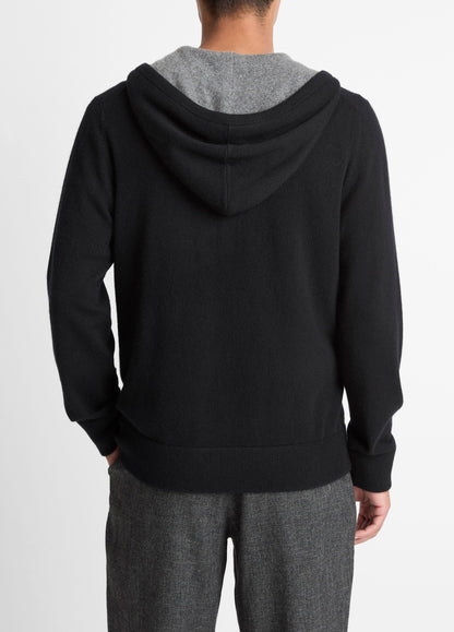Cashmere Zip-Front Hoodie - US 1594