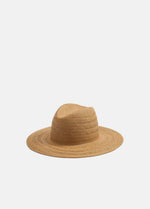 Herringbone-Weave Straw Panama Hat - US 2854