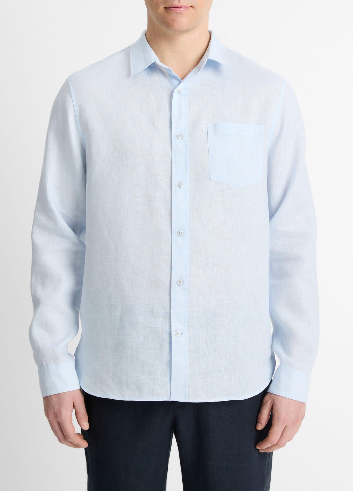 Linen Long-Sleeve Shirt - US 6985