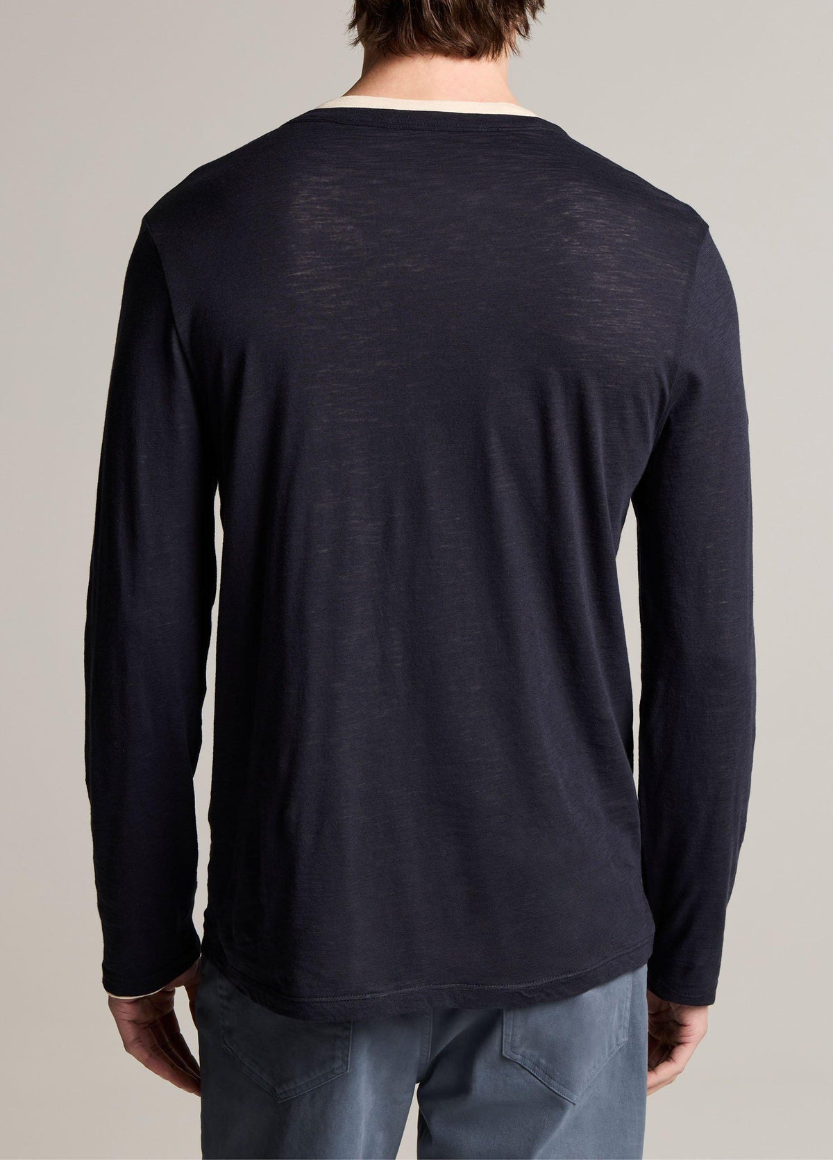Slub Pima Cotton Double-Layer T-Shirt - US 1790