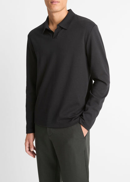 Milano Pima Cotton-Blend Johnny-Collar Shirt - US 0541