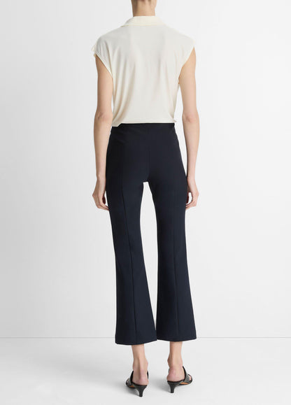 Niki Mid-Rise Pintuck Crop Flare Pant - US 0264