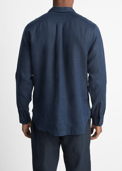 Linen Long-Sleeve Shirt - US 6146