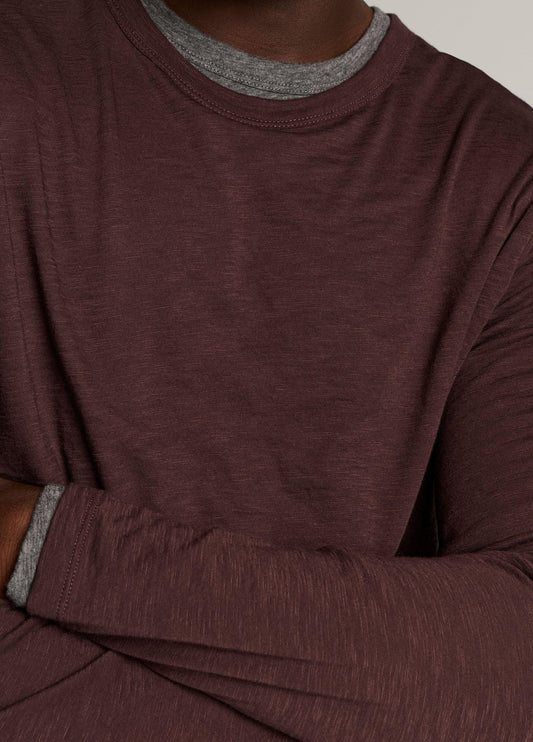 Slub Pima Cotton Double-Layer T-Shirt - US 7786