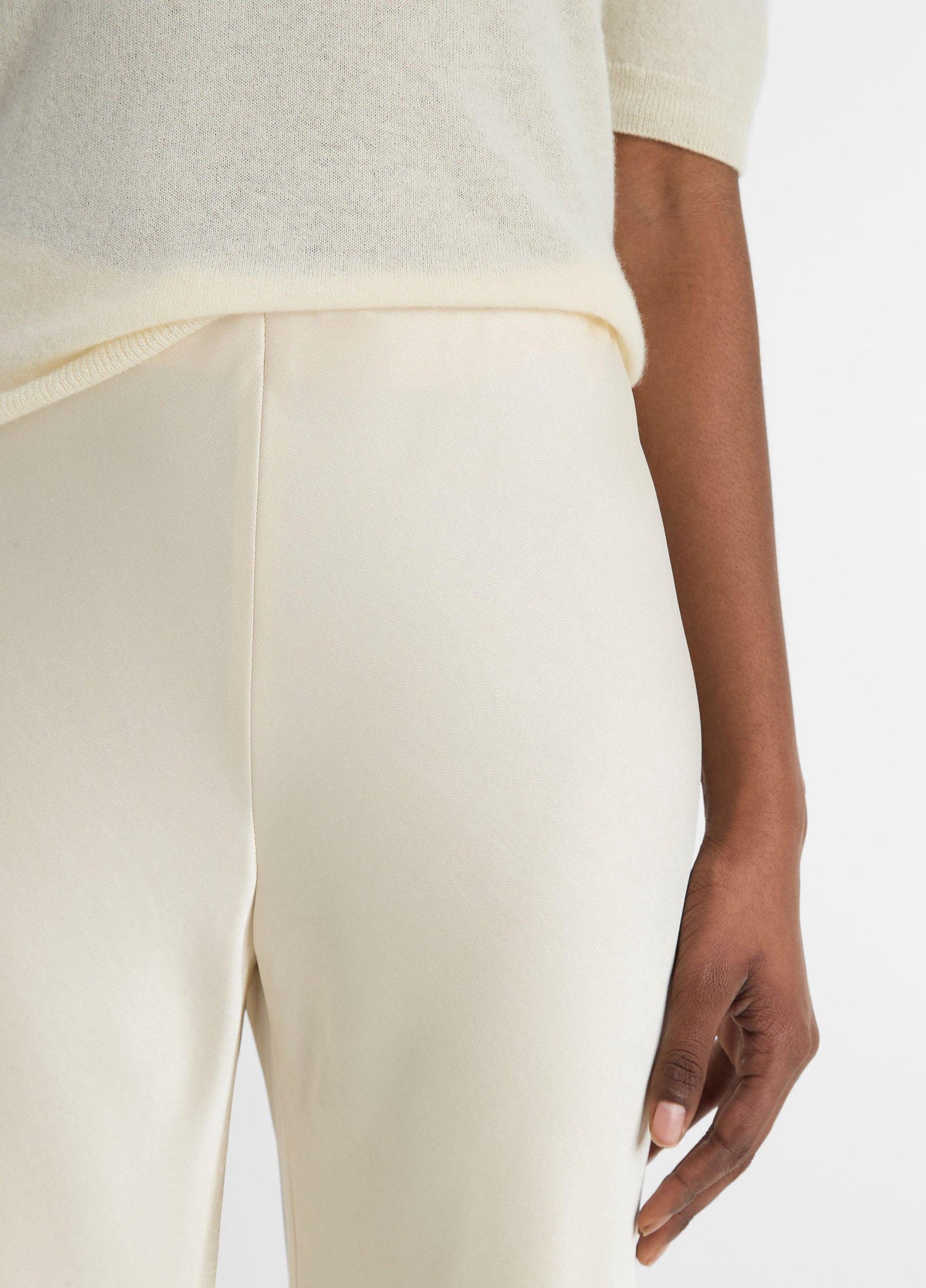 Colette High-Rise Fluid Satin Bias Pant - US 4238