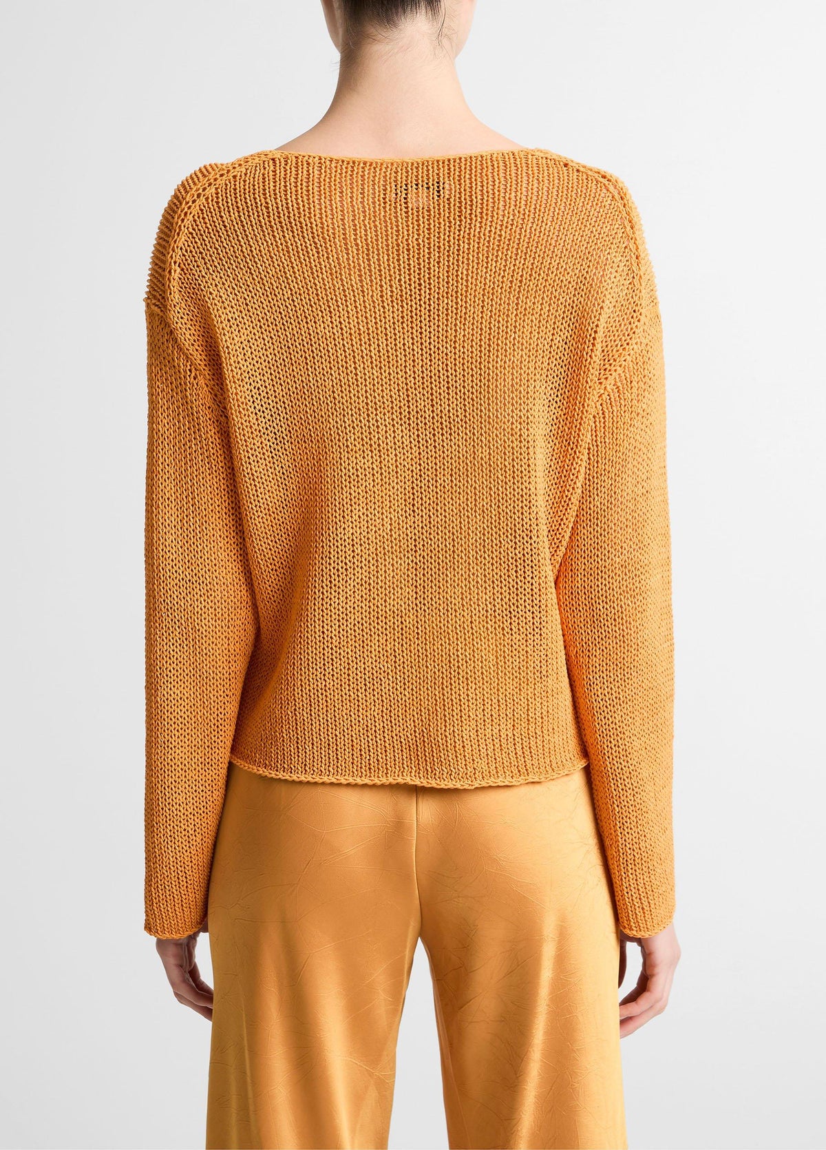 Italian Coated Cotton-Blend Sweater - US 0567
