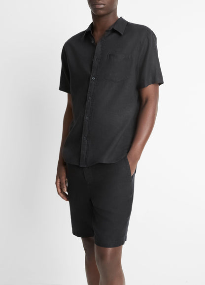 Linen Short-Sleeve Shirt - US 7952