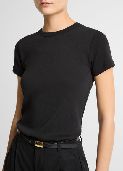 Pima Cotton-Blend '90s Shrunken T-Shirt - US 7982
