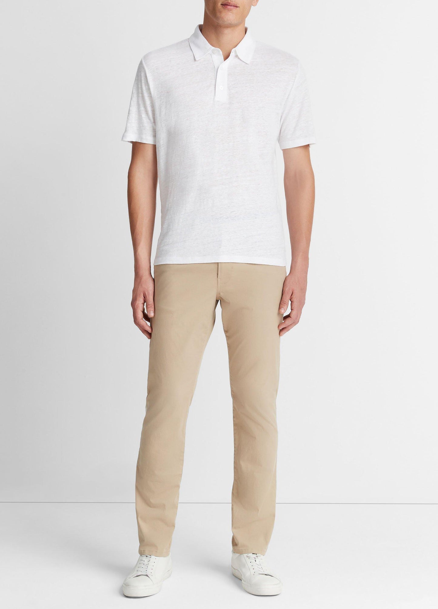 Linen Polo Shirt - US 0856
