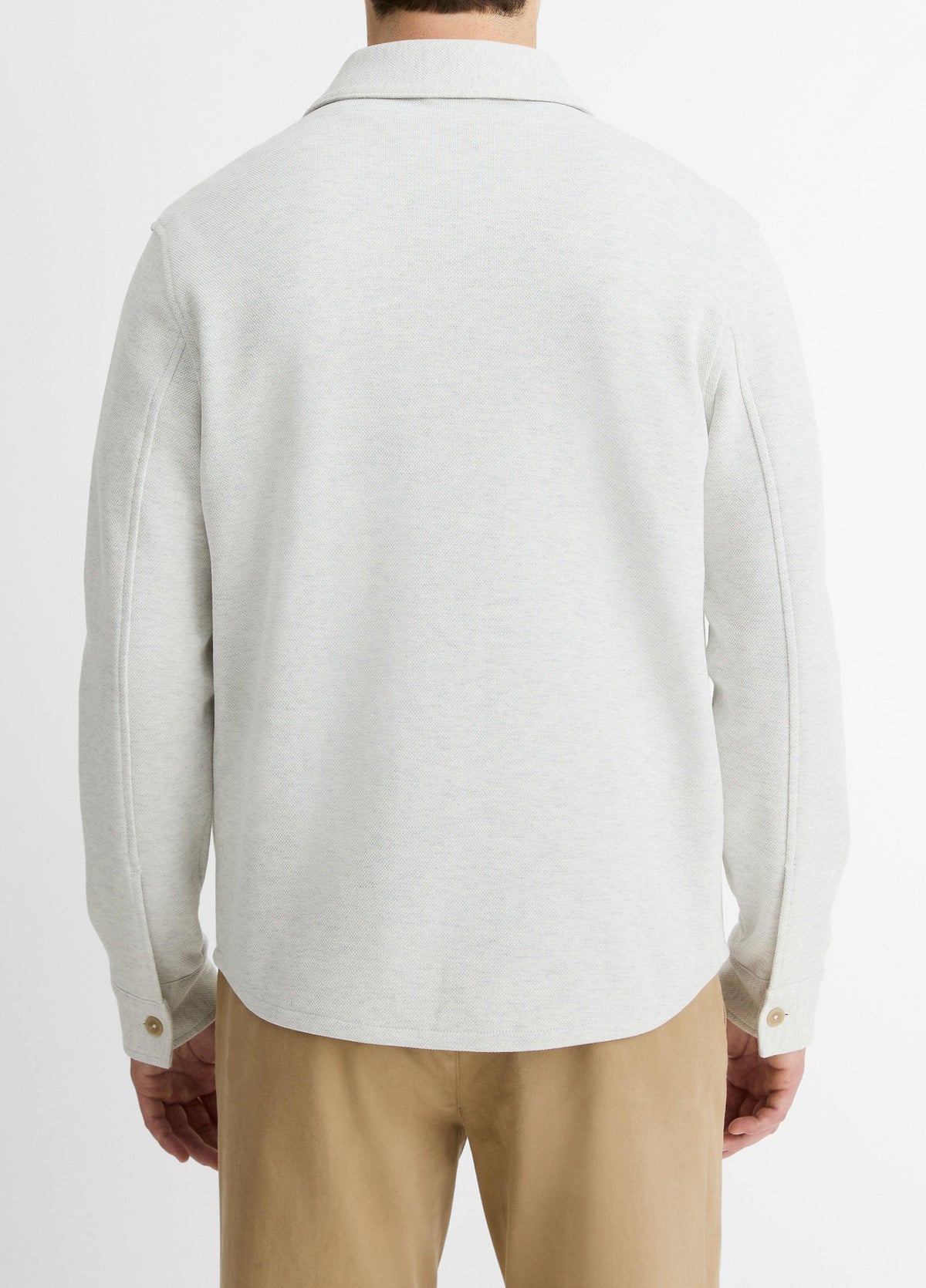 Double-Knit Cotton-Blend Piqué Shirt Jacket - US 2390