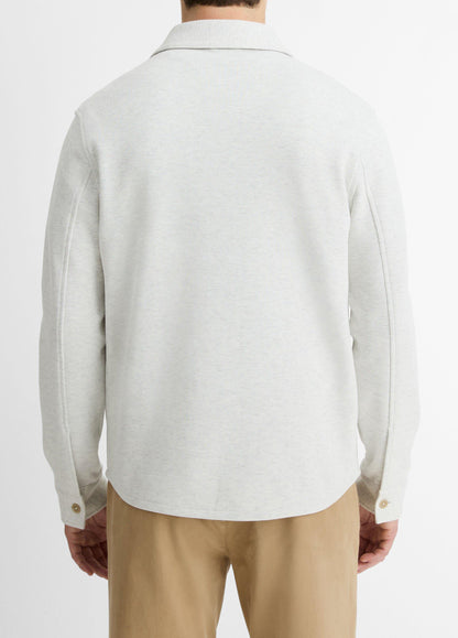 Double-Knit Cotton-Blend Piqué Shirt Jacket - US 2390