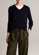 Cashmere Casual V-Neck Sweater - US 2328