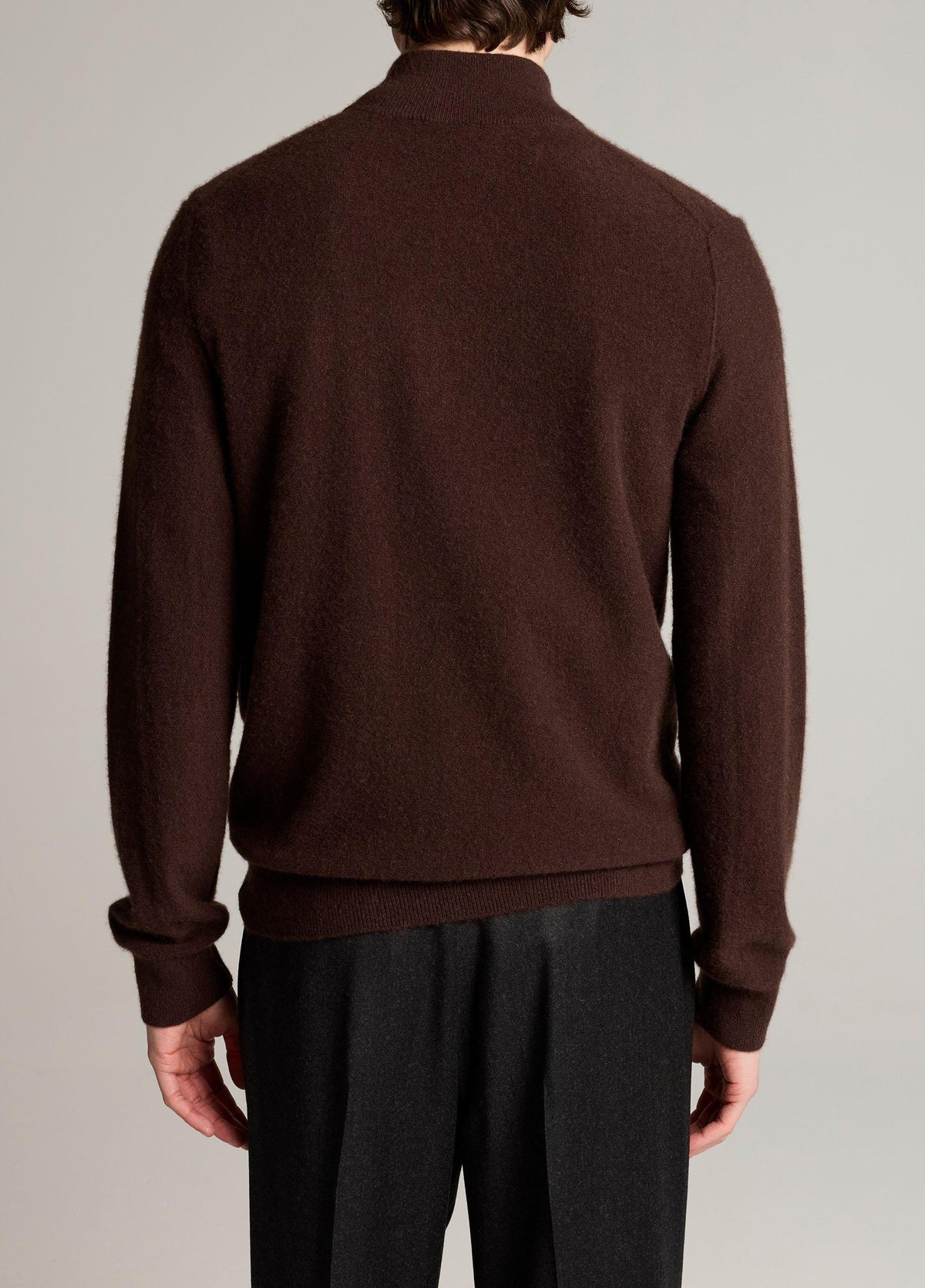 Plush Cashmere Quarter-Zip Sweater - US 3750