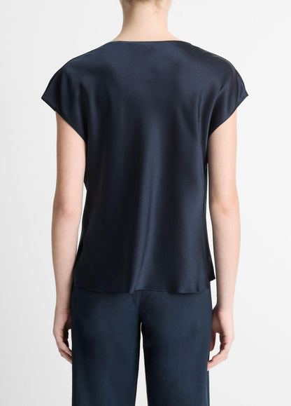 Silk Cowl-Neck Blouse - US 0376