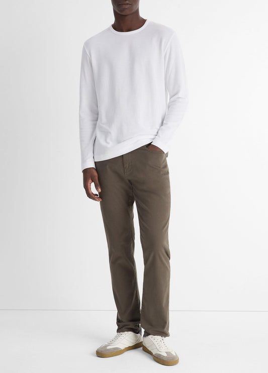 Pima Cotton Piqué Long-Sleeve T-Shirt - US 9242