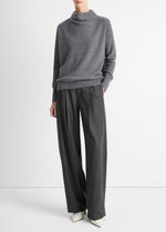Plush Cashmere Funnel-Neck Sweater - US 4185