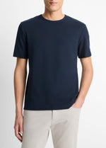 Pima Cotton Piqué Crew Neck T-Shirt - US 7443