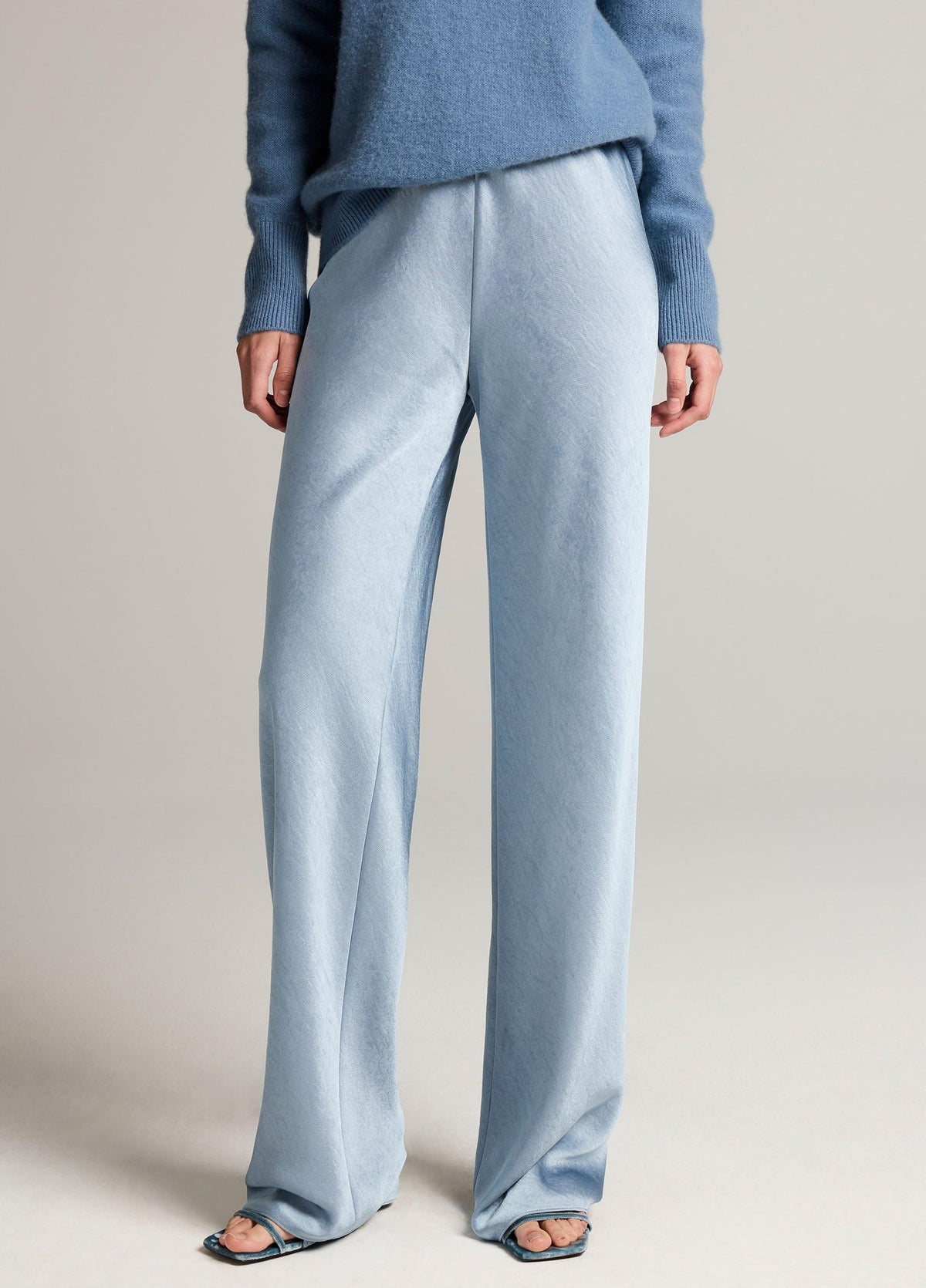 Colette High-Rise Fluid Satin Bias Pant - US 3018
