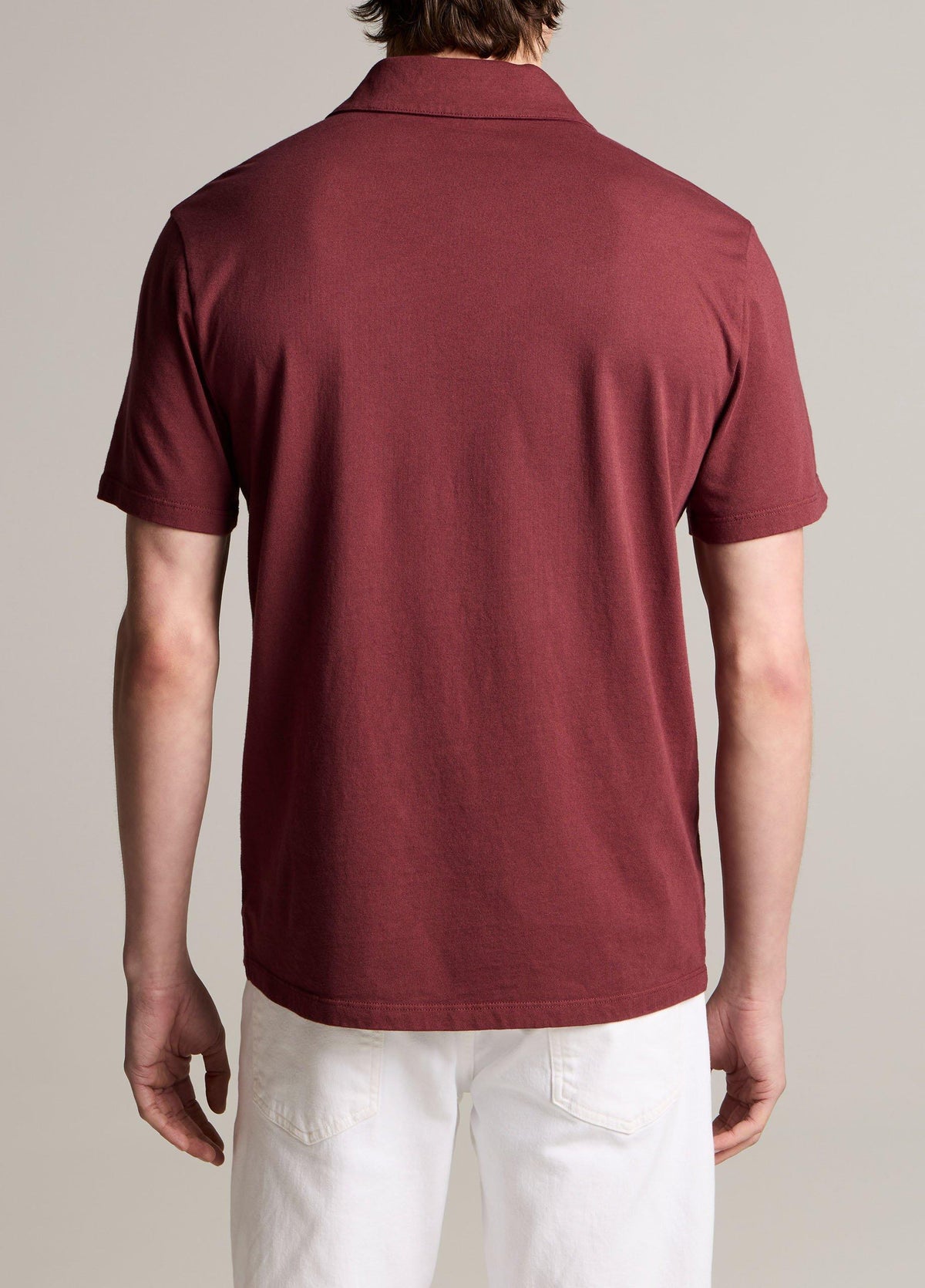 Garment Dye Cotton Polo Shirt - US 5954