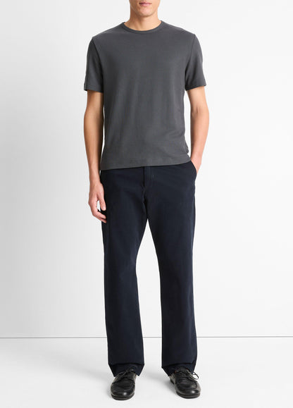 Pima Cotton Piqué Crew Neck T-Shirt - US 5862