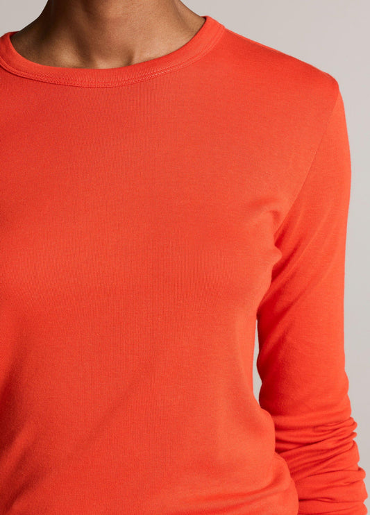 Essential Pima Cotton-Blend Long-Sleeve T-Shirt - US 4784