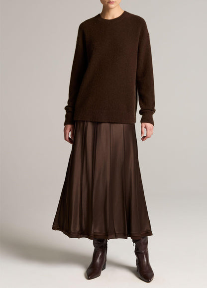 Plush Cashmere Crew Neck Sweater - US 1274