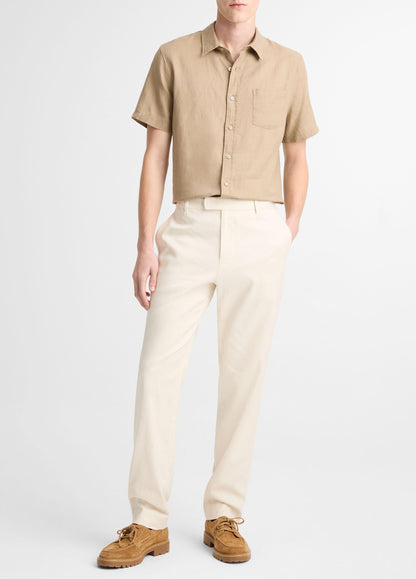 Linen Short-Sleeve Shirt - US 7761