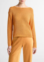 Italian Coated Cotton-Blend Sweater - US 0567