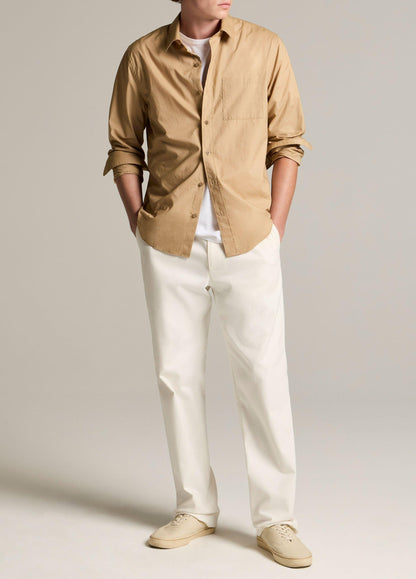 Cotton Poplin Button-Front Shirt - US 0332