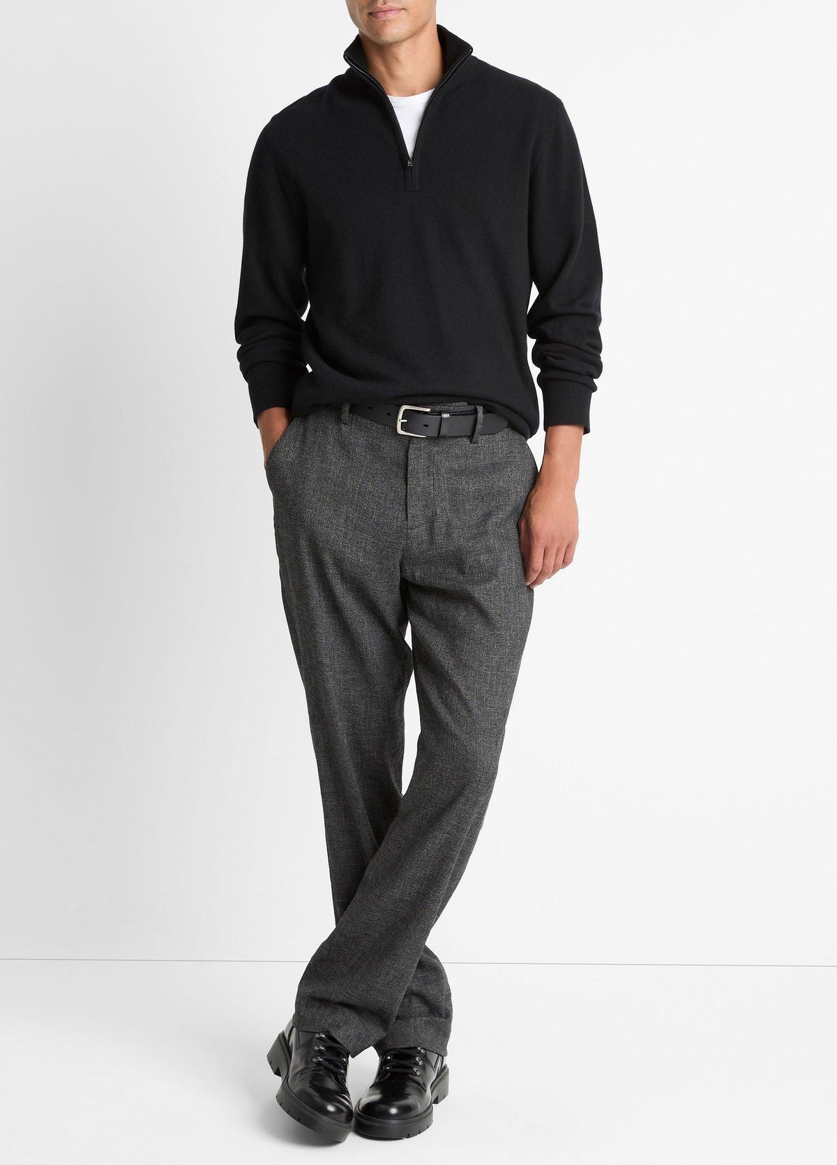 Cashmere Quarter-Zip Sweater - US 5333