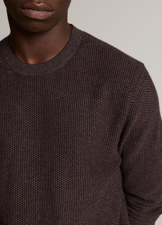 Geo-Jacquard Wool-Blend Crew Neck Sweater - US 2313