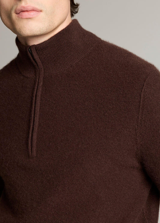 Plush Cashmere Quarter-Zip Sweater - US 3750