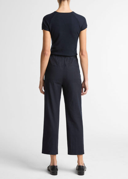 Grace Mid-Rise Linen-Blend Pull-On Pant - US 4971