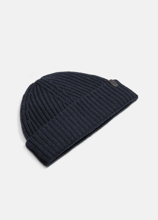 Cashmere Shaker-Stitch Beanie - US 1275