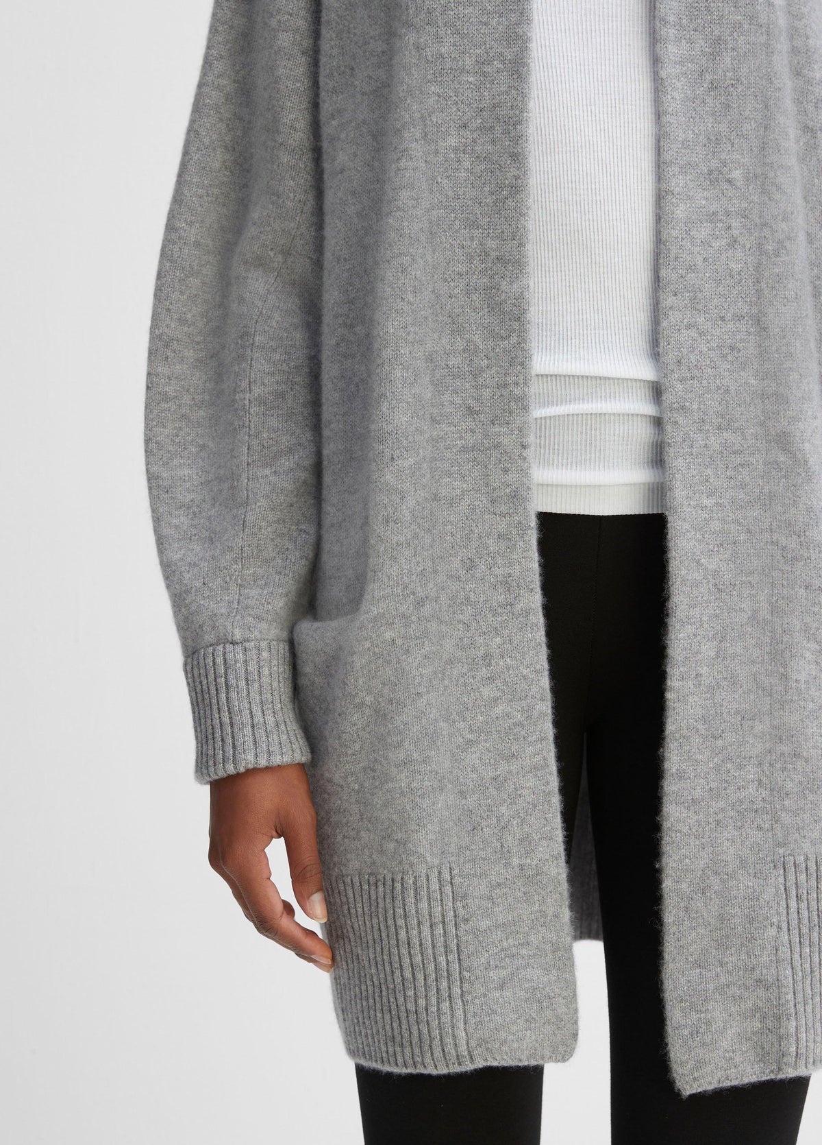 Cashmere Open-Front Cardigan - US 5315